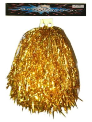 Cheerleaderpomps ringgreep, goud-0