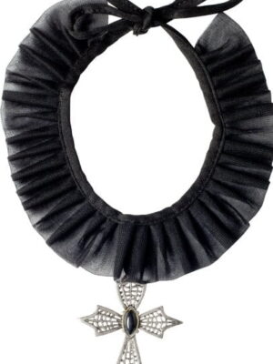 Halloween ketting met kruis-0