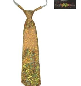 Stropdas hologram, goud-0