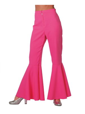 Disco broek, beetje bi-stretch pink-0