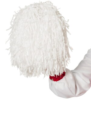 Cheerleader pomps wit -0