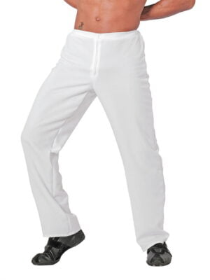 Broek classic met smalle pijp, wit-0