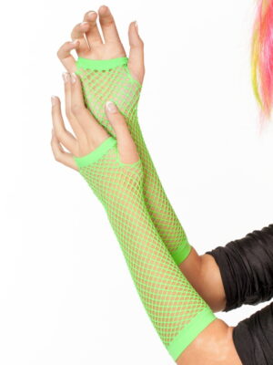 Nethandschoenen neon-groen-0
