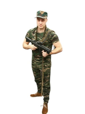 T-shirt camouflage, volwassen korte mouw-0