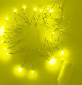 Ledverlichting aan snoer geel-0
