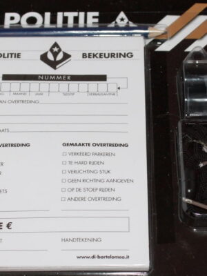 Politie bonnenboekje-0