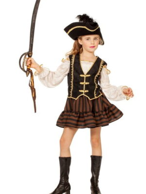 Bruine meisjes pirate-0