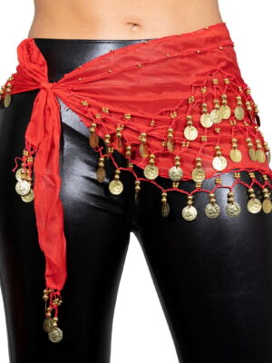 Omslagdoek zigeunerin rood-0