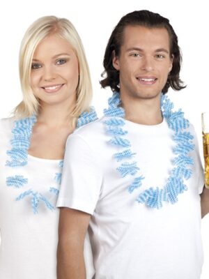 Tiroler krans blauw/wit-0