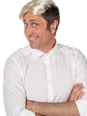 Foute pruik, toupet, blond-0