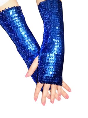 Handschoen Toppers pailletten, 9 kleuren-0