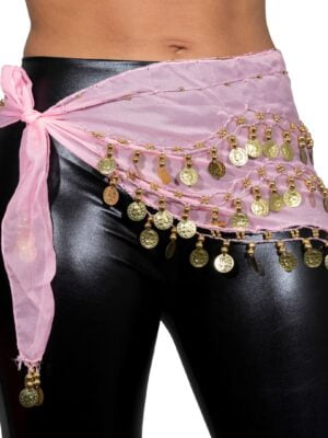 Omslagdoek zigeunerin roze-0