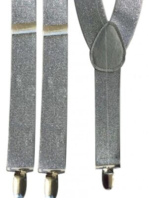 Bretellen glinsterend zilver-0