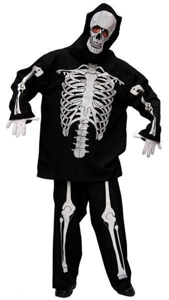 Skelet kostuum-0
