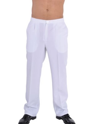 Broek rechte pijp, wit-0