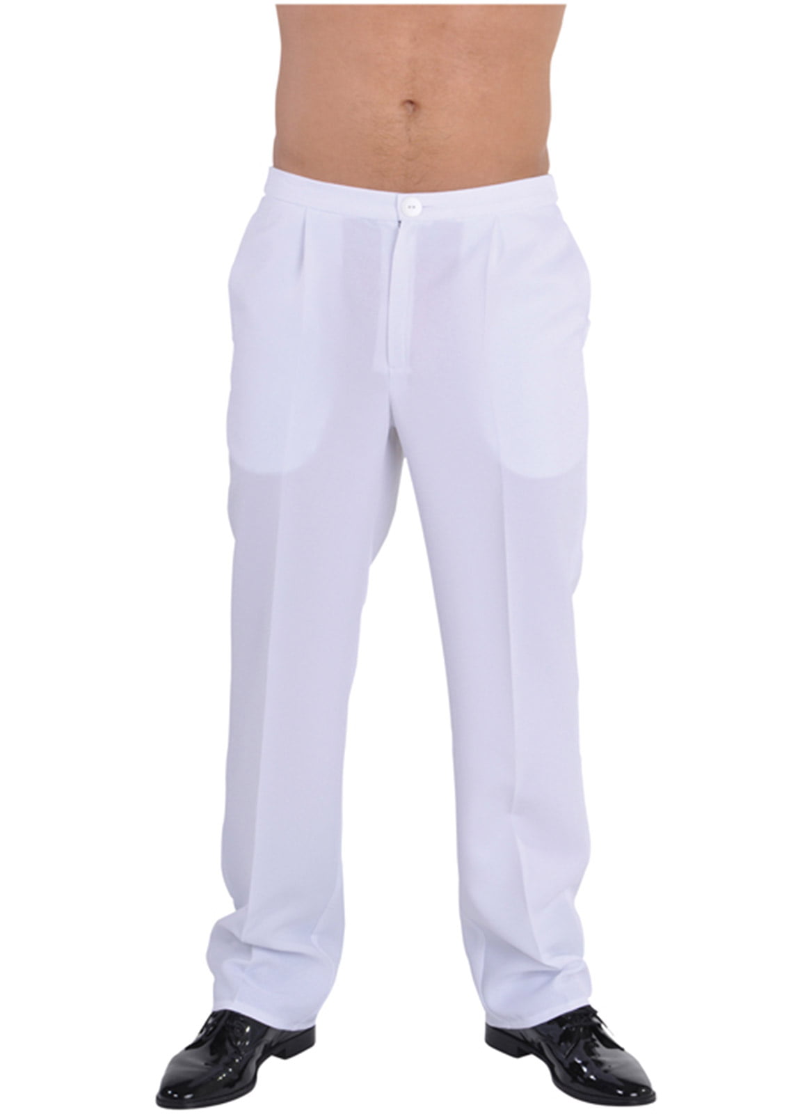 Broek rechte pijp, wit-0