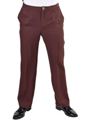 Broek rechte pijp, bruin (steampunk)-0
