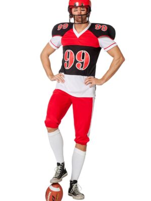 American Footballer, rood/zwart/wit-0