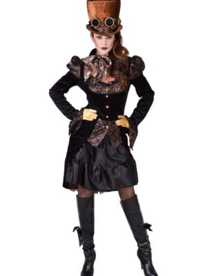 Steampunk jasje met kant-0