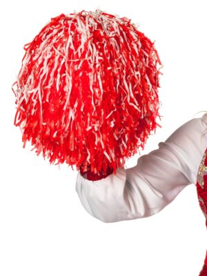 Cheerleader pomps, rood/wit-0