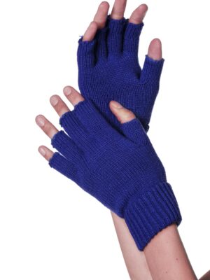 Vingerloze handschoenen blauw-0