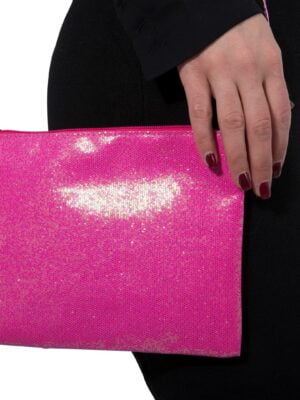Glitter schoudertasje, neon-pink-0
