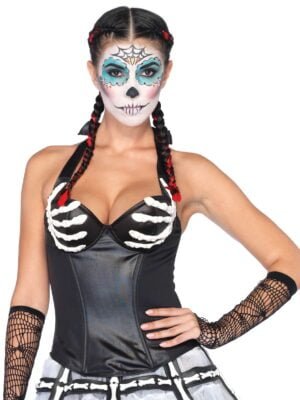 Bony hands corset, Halloween-0