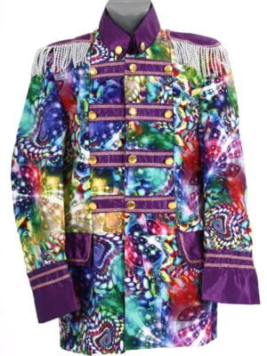 Carnavalsjas heren, Purple Holographic Diamants-0