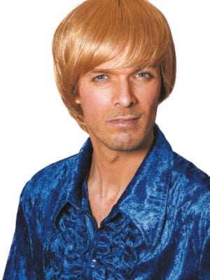 Herenpruik de luxe bruin/blond-0
