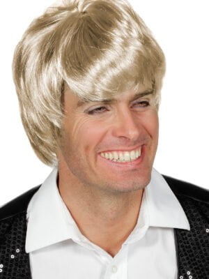 Herenpruik de luxe blond-0