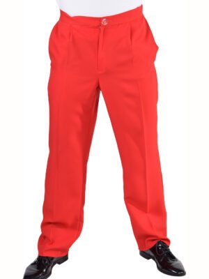 Broek rechte pijp, rood-0