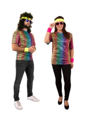 T-Shirt neon-Panter, unisex-0