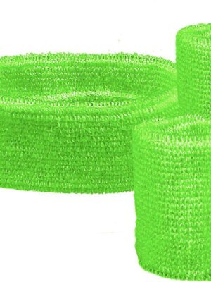 Zweet en hoofdbandjes - Neon groen-0