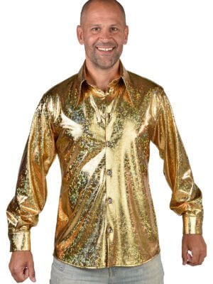 Party blouse, folie goud-0