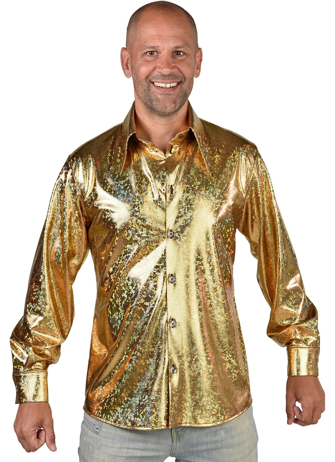 Party blouse, folie goud-0