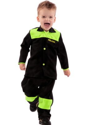 Politie, baby kostuum-0