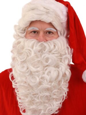 Pruik en baard Kerstman-0