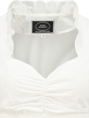 Dirndl bloes , ruches kraag-0