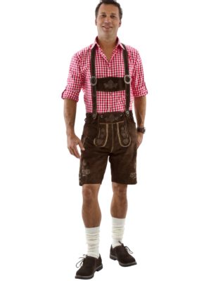 Lederhose, bruin de luxe-0