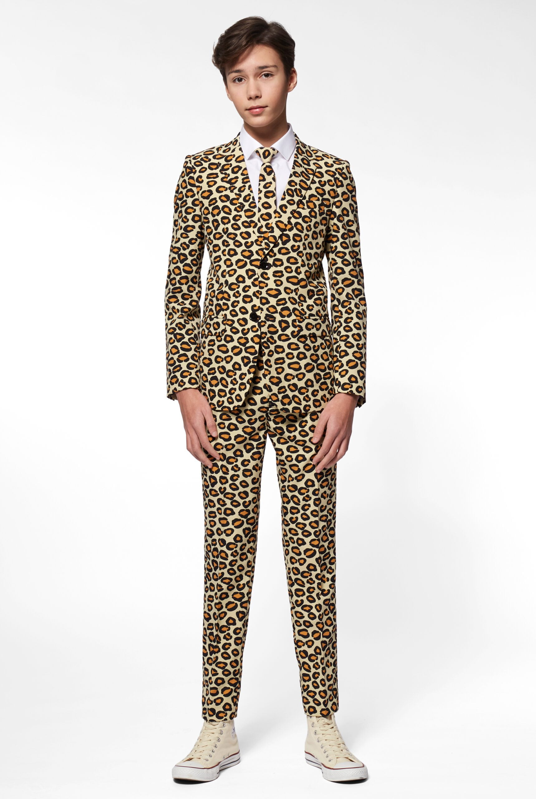 Kinder kostuum Opposuits The Jag, Panter - Leopard met stropdas-0