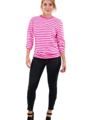 Dorustrui roze/wit-0