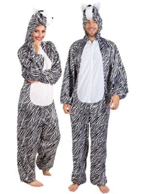 Zebra pluche, L/XL-0