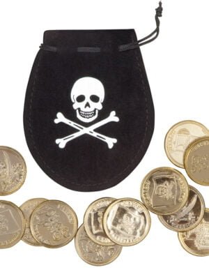 Piraten zakje met 12 munten-0
