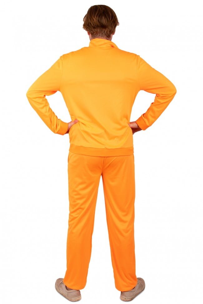 Trainingspak neon-oranje, heren-19638