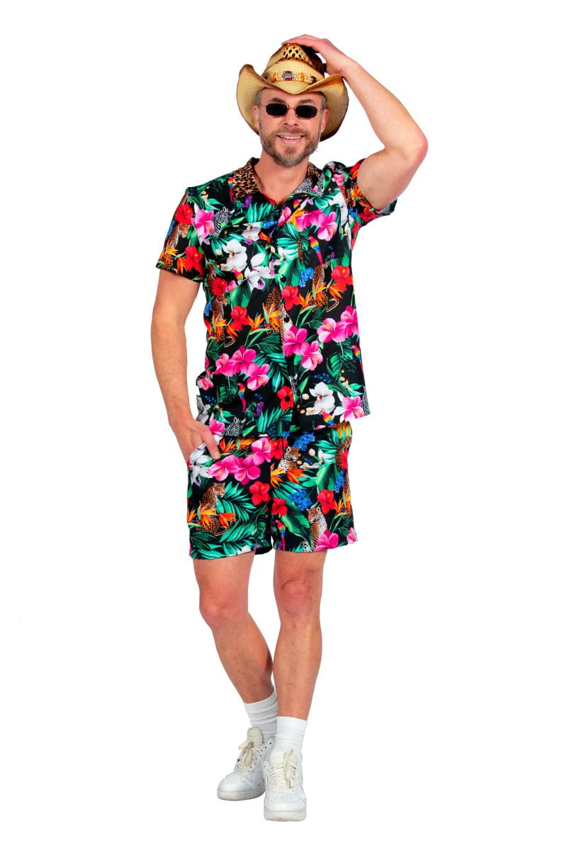 Festival outfit jungle animal, shirt en broek-0
