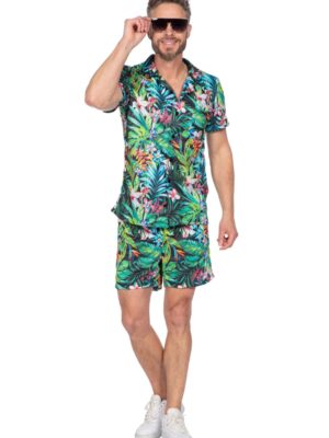 Festival outfit jungle Hawaii, shirt en broek-0