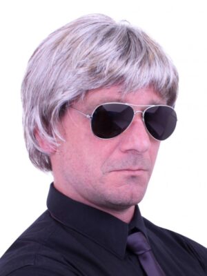 Pruik Johan, grijs-0