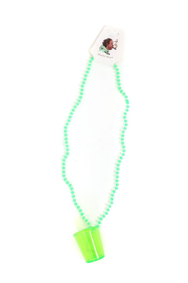 Shotglaasje aan ketting, assorti kleuren - Afbeelding 2