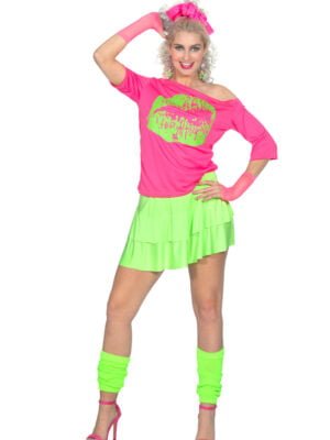 Shirt lips the 80's pink-0