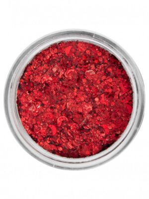 PXP pressed chunky glitter cream coral red, 10 ml